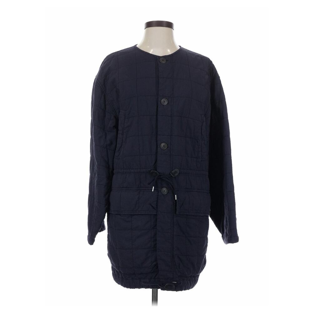 Girls Of Dust Navy Blue Power Liner Jacket Quilted Coat XS